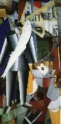 Kasimir Malevich Pilot oil painting on canvas